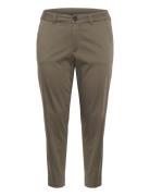 Kcleana Chino 7/8 Pants Bottoms Trousers Chinos Brown Kaffe Curve