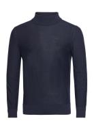 Avac_M Tops Knitwear Turtlenecks Navy BOSS