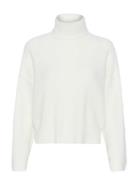 Alphagz Rollneck Tops Knitwear Turtleneck White Gestuz