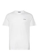 Dune Circles Ss Gots Tops T-shirts Short-sleeved White Gabba