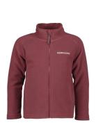 Monte Kids Fz 10 Sport Fleece Outerwear Fleece Jackets Burgundy Didrik...