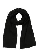 Slfmaline Lano Knit Scarf Noos Accessories Scarves Winter Scarves Blac...