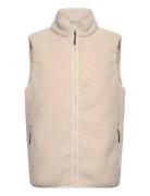 Fleece Gilet Tops Sweat-shirts & Hoodies Fleeces & Midlayers Cream Lin...