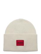 Saffa_Hat Accessories Headwear Beanies White HUGO