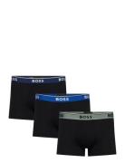 Trunk 3P Power Boksershorts Black BOSS