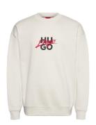 Dlogonty Designers Sweat-shirts & Hoodies Sweat-shirts Cream HUGO