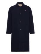 Tjm Wool Coat Ullfrakk Frakk Navy Tommy Jeans