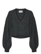 Vmmay Ls V-Neck Knit Cardigan Vma Tops Knitwear Cardigans Grey Vero Mo...