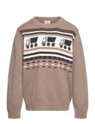 Hcpelle - Jumper Tops Knitwear Pullovers Brown Hust & Claire