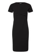 Olmadelie S/S O-Neck Dress Jrs Knelang Kjole Black Only Maternity