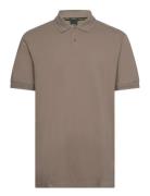 Pio 1 Sport Polos Short-sleeved Beige BOSS