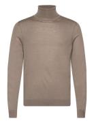 Musso-P Tops Knitwear Turtlenecks Beige BOSS