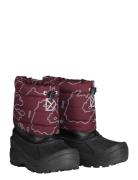 Lumi Kids Boots Vinterstøvletter Pull On Burgundy Didriksons