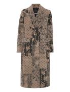 Coat Niza Tynn Kåpe Beige Desigual