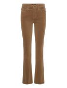 Stretch Corduroy Mid-Rise Straight Pant Bottoms Trousers Straight Leg ...