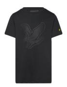 Graphic Eagle T-Shirt Tops T-shirts Short-sleeved Black Lyle & Scott