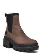 Everleigh Mid Chelsea Boot Medium Brown Nubuck Shoes Chelsea Boots Bro...