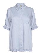 Mackenzi Tops Shirts Short-sleeved Blue Baum Und Pferdgarten