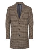 Jjeharrison Wool Coat Sn Ullfrakk Frakk Brown Jack & J S