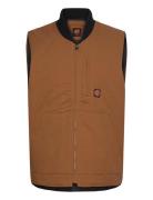 Classic Label Vest Vest Brown Santa Cruz