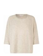 Mafenji Tops Knitwear Jumpers Cream Masai