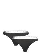 Core Logo Thong 2P Stringtruse Undertøy Black Björn Borg