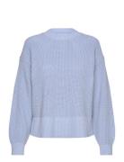 Lumapw Pu Tops Knitwear Jumpers Blue Part Two