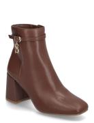 Risa-E Boots Shoes Boots Ankle Boots Ankle Boots With Heel Brown Steve...