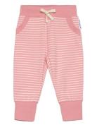 Longpants Pink/Offwhite 06 86/92 Bottoms Sweatpants Pink Geggamoja