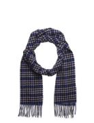 Barry Check Scarf Accessories Scarves Lightweight Scarves Grey Morris