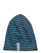 Topline Fleece Cap Navy/Turq Str 04 Baby 2-6 M Accessories Headwear Ha...