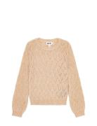 Ginger Tops Knitwear Pullovers Beige Molo