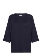 Josefina Top Night Sky Tops Knitwear Jumpers Navy Movesgood