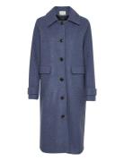 Kaannelise Coat Outerwear Coats Winter Coats Blue Kaffe