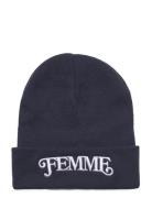 Femme Beanie Accessories Headwear Beanies Navy Pica Pica