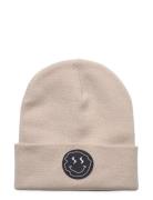 Smiley Beanie Accessories Headwear Beanies Beige Pica Pica