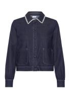 Nuhaven Shirt Tops Shirts Long-sleeved Navy Nümph