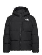 B North Down Hooded Jacket Fôret Jakke Black The North Face