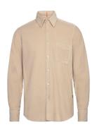 Relegant_6_M Tops Shirts Casual Beige BOSS