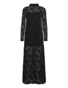 Tiban Lace Black Maxi Dress Maxikjole Festkjole Black ALOHAS