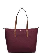 Recycled Nylon-Keaton 26-Tte-Med Shopper Veske Burgundy Lauren Ralph L...