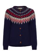 Joelle Cardigan Tops Knitwear Cardigans Navy Jumperfabriken