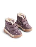 Winterboot Millas Tex Vinterstøvletter Med Borrelås Purple Wheat