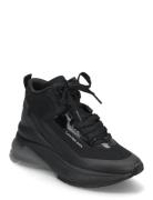 Wedge Runner Lace Up In Mix Høye Sneakers Black Calvin Klein