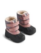 Winterboot Thy Vinterstøvletter Med Borrelås Pink Wheat