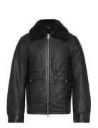 Seth Vegan Shearling Skinnjakke Skinnjakke Black Human Scales