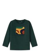 Nmmlalo Ls Top Tops T-shirts Long-sleeved T-shirts Green Name It