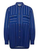 Como Pile Shirt Tops Shirts Casual Blue H2O Fagerholt