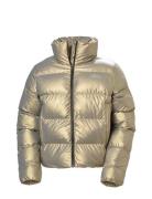 W Jade Puffer Jacket Fôret Jakke Gold Helly Hansen