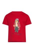 Polo Bear Cotton Jersey Tee Tops T-shirts Short-sleeved Red Ralph Laur...